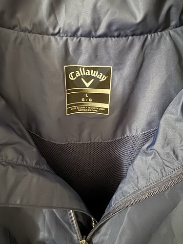 Callaway Golf Weather Series Men's Full Zip Long Sleeve Jacket Blue Size L - Picture 4 of 4
