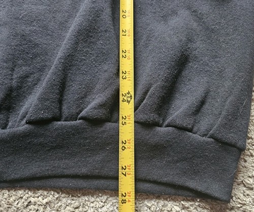 Vintage TSI Hog Wild Motorcycle Black Crewneck Sweatshirt Men's Size XL - Picture 4 of 7