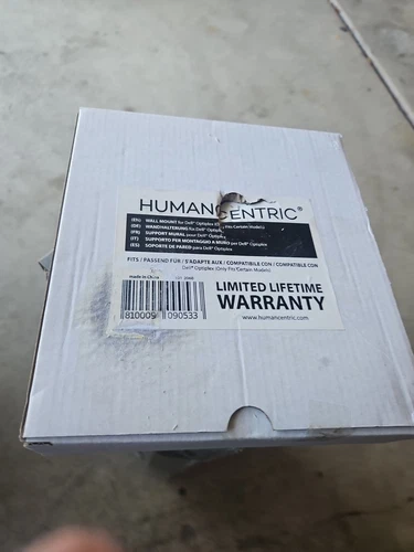 HumanCentric Mount with Dell OptiPlex Micro Form Factor Case VESA Under Desk ...