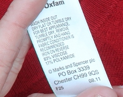 Marks and Spencer Damen Strickjacke Rot UK 20 Strick Rundhals - Bild 5 von 12