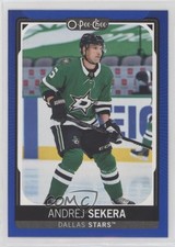 2021-22 O-Pee-Chee Blue Border Andrej Sekera #393 5q7