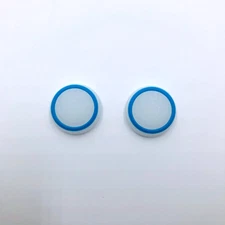 2pcs Blue Analog Stick Controller Thumb Cover Thumbstick Xbox One PS4 5