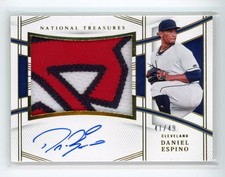 2023 National Treasures Daniel Espino Rookie Material Signatures Gold #/49