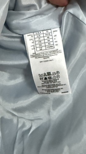 Vestido de tweed Brooks Brothers para mujer a medida sin mangas hasta la rodilla talla 8 - Imagen 5 de 7