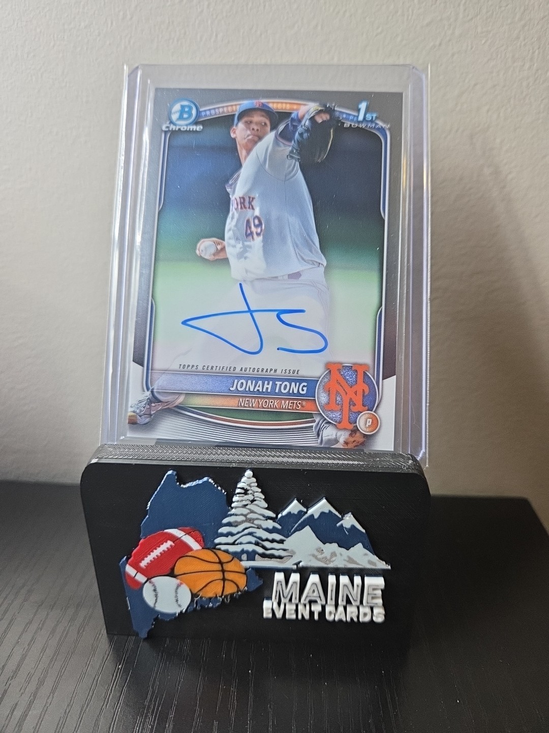 2025 Bowman Chrome 1st Auto Jonah Tong