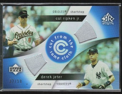 Cal Ripken Jr./Derek Jeter 2005 Upper Deck Reflections Cut from the Same Cloth