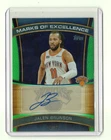 2025-26 Topps Jalen Brunson Marks of Excellence GREEN RAINBOW AUTO AUTOGRAPH /99