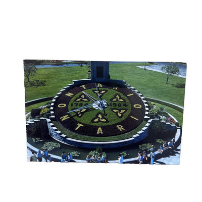 Ansichtskarte Postkarte Toronto Kanada Niagara Fall Floral Clock Ungelaufen