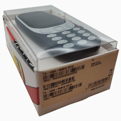 Nokia 3310 2G Single Sim 16MB Dark Blue TA-1008 Factory Unlocked - Picture 6 of 8