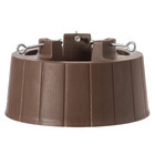 Brown Plastic Christmas Tree Stand with Screw Fastener