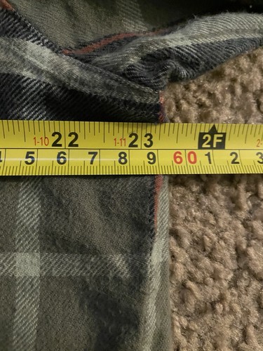 Columbia Long Sleeve Flannel Shirt Checker Plaid Green Black Red Large JBHS - Picture 7 of 9