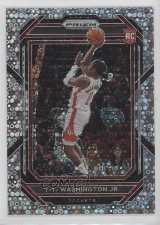 2022-23 Panini Prizm Fast Break Prizm TyTy Washington Jr #243 Rookie RC 11es