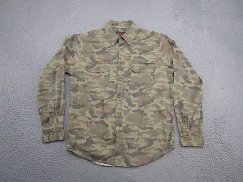 Northwest Territory Long Sleeve Camo Button Up Shirt Men's Size M Hunting