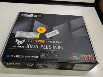 ASUS - TUF GAMING X870-PLUS WIFI (Socket AM5) AMD X870 ATX  UNTESTED PARTS/REPAI