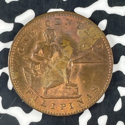 1944-S U.S. Philippines 1 Centavo Lot#F1472 High Grade! Beautiful!