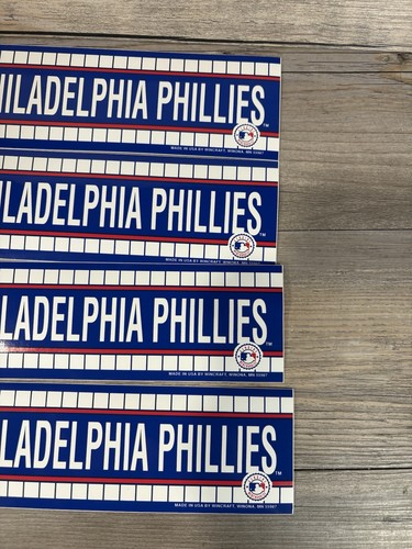 Vintage Wincraft Philadelphia Phillies Sticker Decal Baseball MLB - MODIFIED - Picture 3 of 4