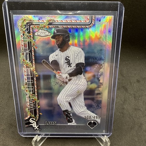 2025 Topps Holiday Silver Chrome Luis Robert Jr 308/499 P1611 - Bild 1 von 3