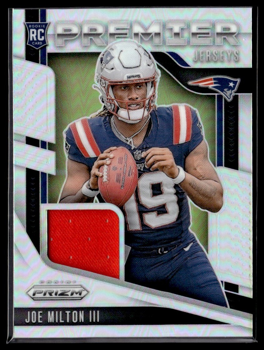2024 Panini Prizm Football Premier Jerseys Rookie Joe Milton III