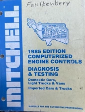 Manual Mitchell Automotive 1985 Computerized Engine Controls Domestic & Imported