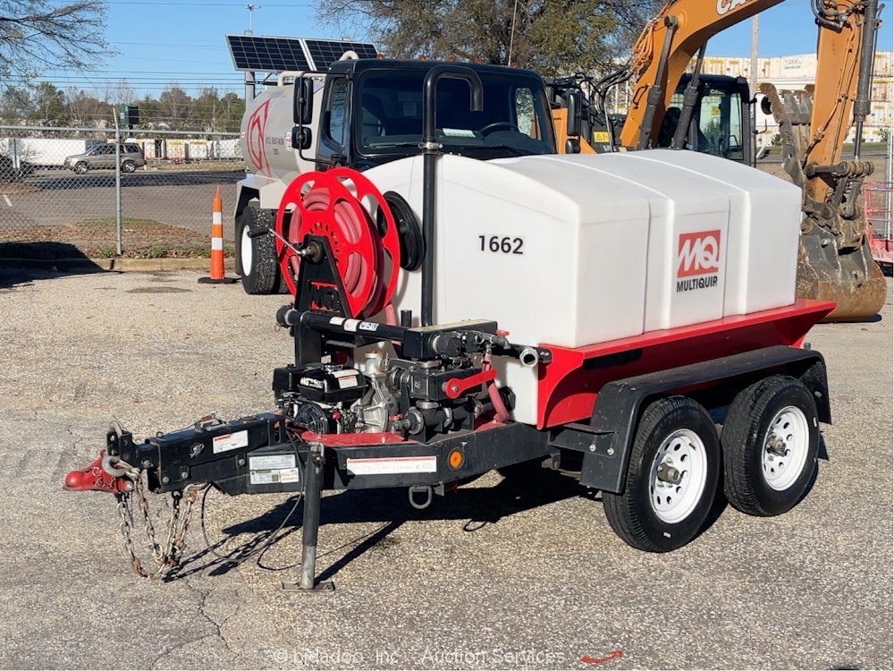 2021 Multiquip WT5HP T/A 500 Gallon Water Tank Trailer Sprayer Honda bidadoo