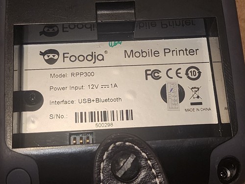 Foodja Mobiler Thermodrucker RPP300 USB + Bluetooth Drucker mit Akku - FOODJA - Bild 11 von 15