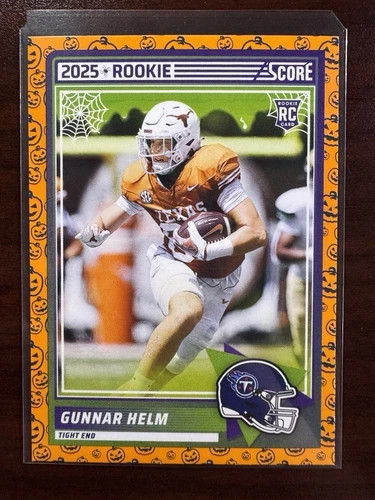 Tarjeta de novato Gunnar Helm 2025 Score-A-Treat!! Titanes de Tennessee #99 - Imagen 1 de 1