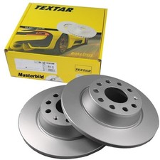 2 Textar Bremsscheiben 280mm vorne für Smart Fortwo Coupe