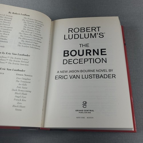 Eric Van Lustbader 4 Hardcover Book Lot Bourne Betrayal ~ Sanction ~ Deception - Picture 18 of 19