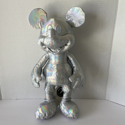 NWT Disney Store Mickey Mouse Memories Plush December 12/12 Iridescent Quote ￼