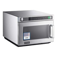 Amana HDC12A2 Heavy Duty Stainless Steel Commercial Microwave with Push Button C