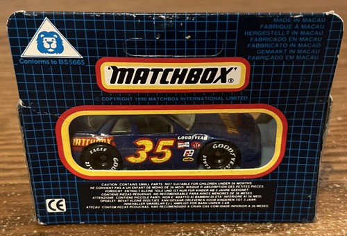 MATCHBOX-MB-54 CHEVROLET LUMINA-BLUE NASAR #35--IN BOX--1990-- - Picture 2 of 5