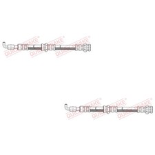 2x QUICK BRAKE Bremsschlauch links rechts passend für Mazda 323 F V BA GW