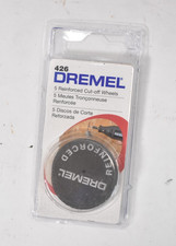 Lot of 5 Dremel Reinforced Cut Off Wheels 426 Fiberglass Reinforced 1-1/4" Dia