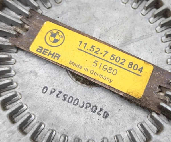 BMW E38 740i 1998-2001 740il ventilador de refrigeración con embrague 7502804 Foto 2 de 4