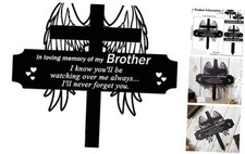 Memorial Stakes Grave Decorations for Cemetery Grave Plaque Stake Markers