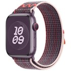 Per cinturino in nylon con anello da 44 mm per Apple Watch Series 4 (viola bacca