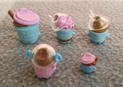 Shopkins Season 11 Family Mini Packs The Drinky Dinks Full Set of 5 + Container - Bild 3 von 5