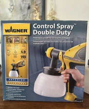 Wagner Control Spray Double Duty Hand Held Paint Sprayer, Model 0417274