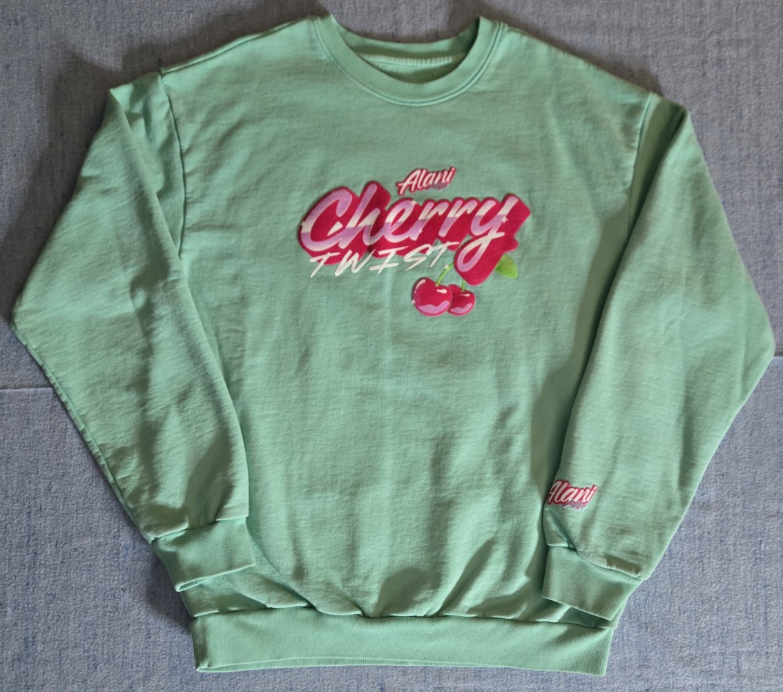 *RARO* Sudadera Alani Nu Cherry Twist Energy Drink Verde Menta Adulto Talla Grande