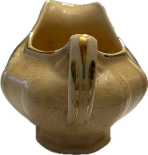 Vintage USA Made Limoges-Golden Glow Patterned Creamer Fine China 18K Gold Trim - Bild 6 von 14