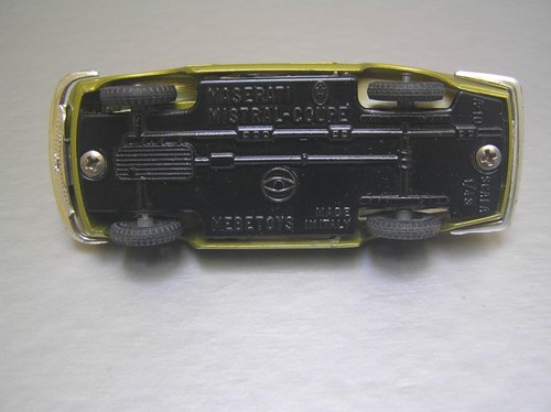Mebetoys A10 Maserati Mistral Coupe metallic gold-grün Typ 1 NM+ Zustand - Bild 8 von 10