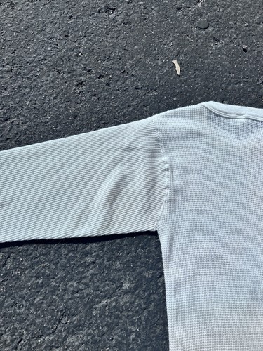 Vintage 50er 60er Fruit Of The Loom Thermo Langarm Waffel Strick Shirt Medium - Bild 6 von 9