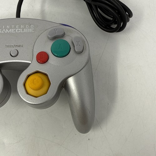 Official Nintendo Gamecube Controller Silver DOL-003 Authentic Tested Cleaned - Picture 3 of 10