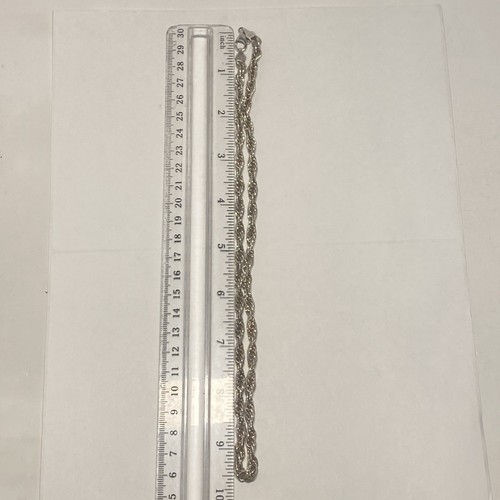 Vintage Milor Italy Twisted Rope Chain Sterling Silver Necklace 20” 29.3g - Bild 6 von 9