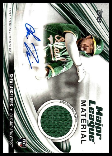 2023 Topps Series Two / Shea Langeliers ROOKIE AUTO PATCH /50