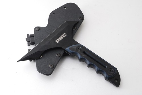 PBCutlery PBC I Tomahawk 7-3/8" Overall, blau/schwarz G10 Griffe - PBCI - Bild 1 von 24