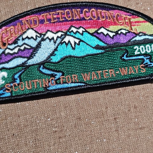 2006 Grand Teton Council Scouting for Water-Ways BSA Patch - Picture 2 of 4