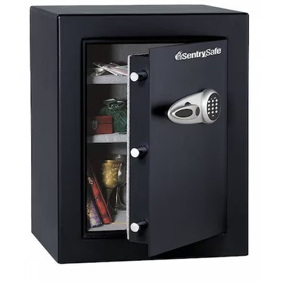 Sentry Safe T8331blkhro Security Safe, 4.25 Cu Ft, 195 Lb, Electronic, Override