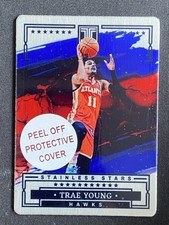Trae Young 2022-23 Panini Impeccable Stainless Stars Blue /75 #4