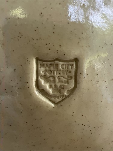 Maple City Pottery Salt Glazed Plate 10.5” - Picture 4 of 9